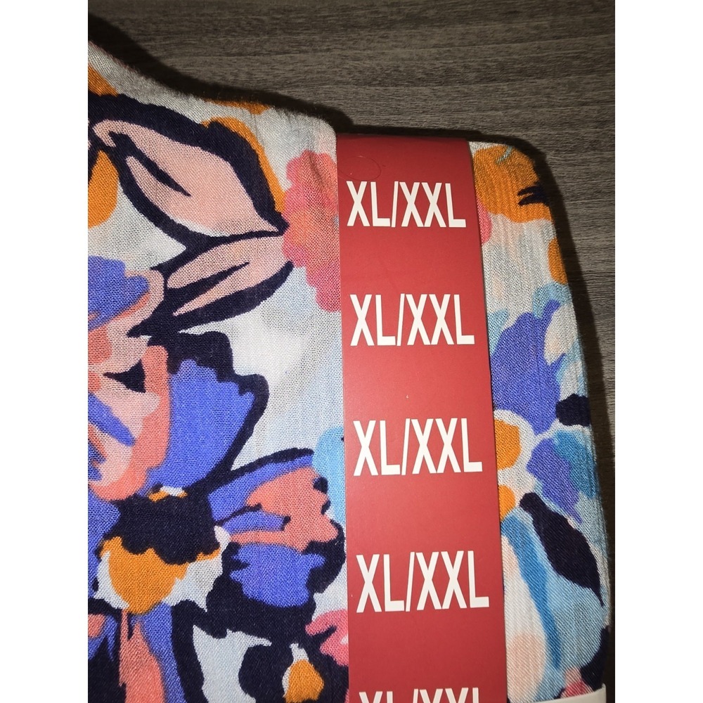 NWT Anne Cole Limited Edition Womens Floral V Neck Swim Cover Up Sz XL / XXL - Picture 5 of 6